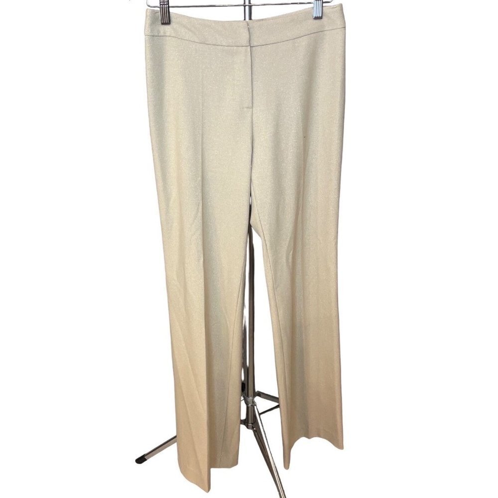 Alberto Makali Golden Shimmer Dress Pants Sz 2